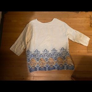 Pretty J. Jill Pure Jill cotton tunic